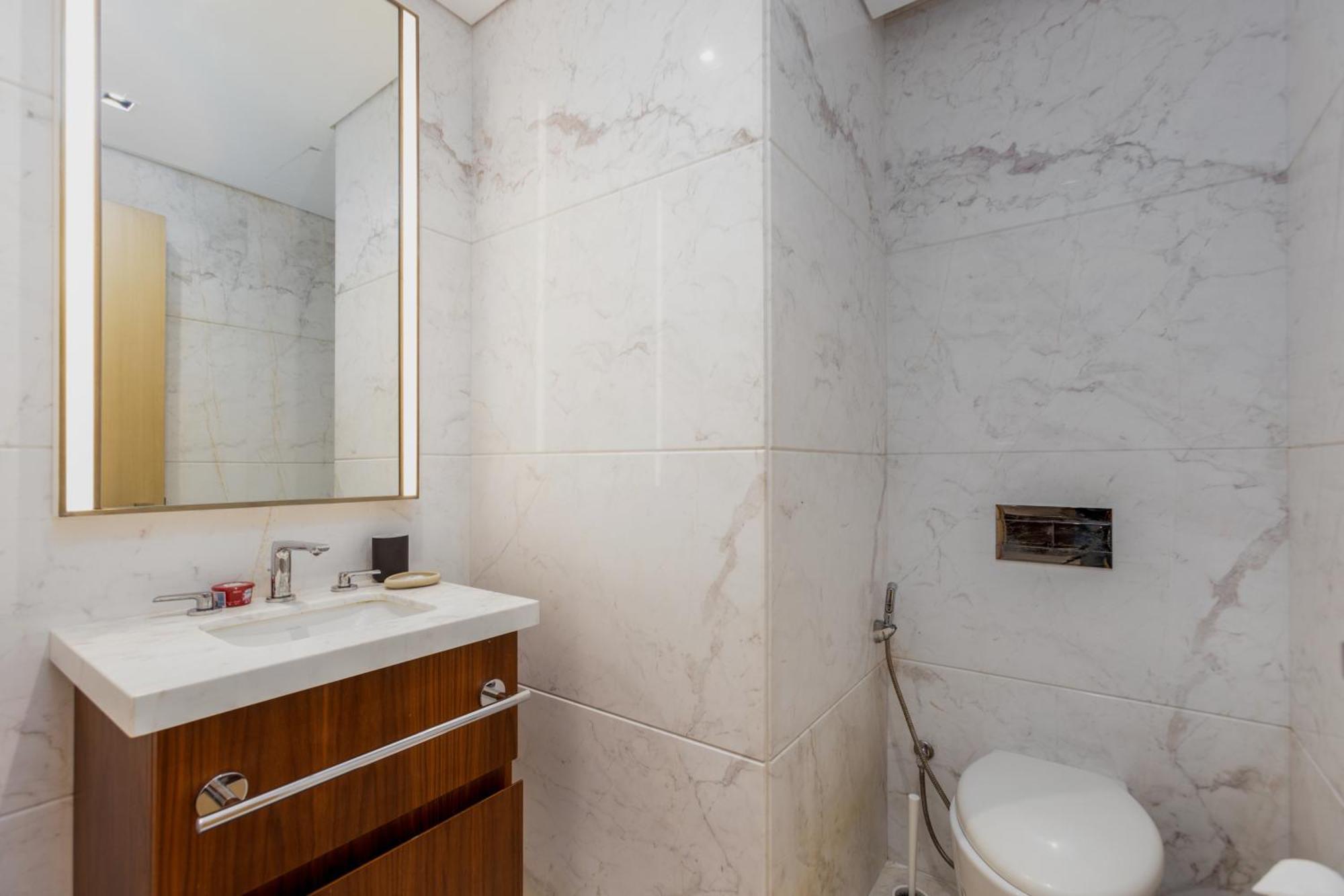 Modern 1Br Apartment, High Floor, Near Dubai Mall Ngoại thất bức ảnh